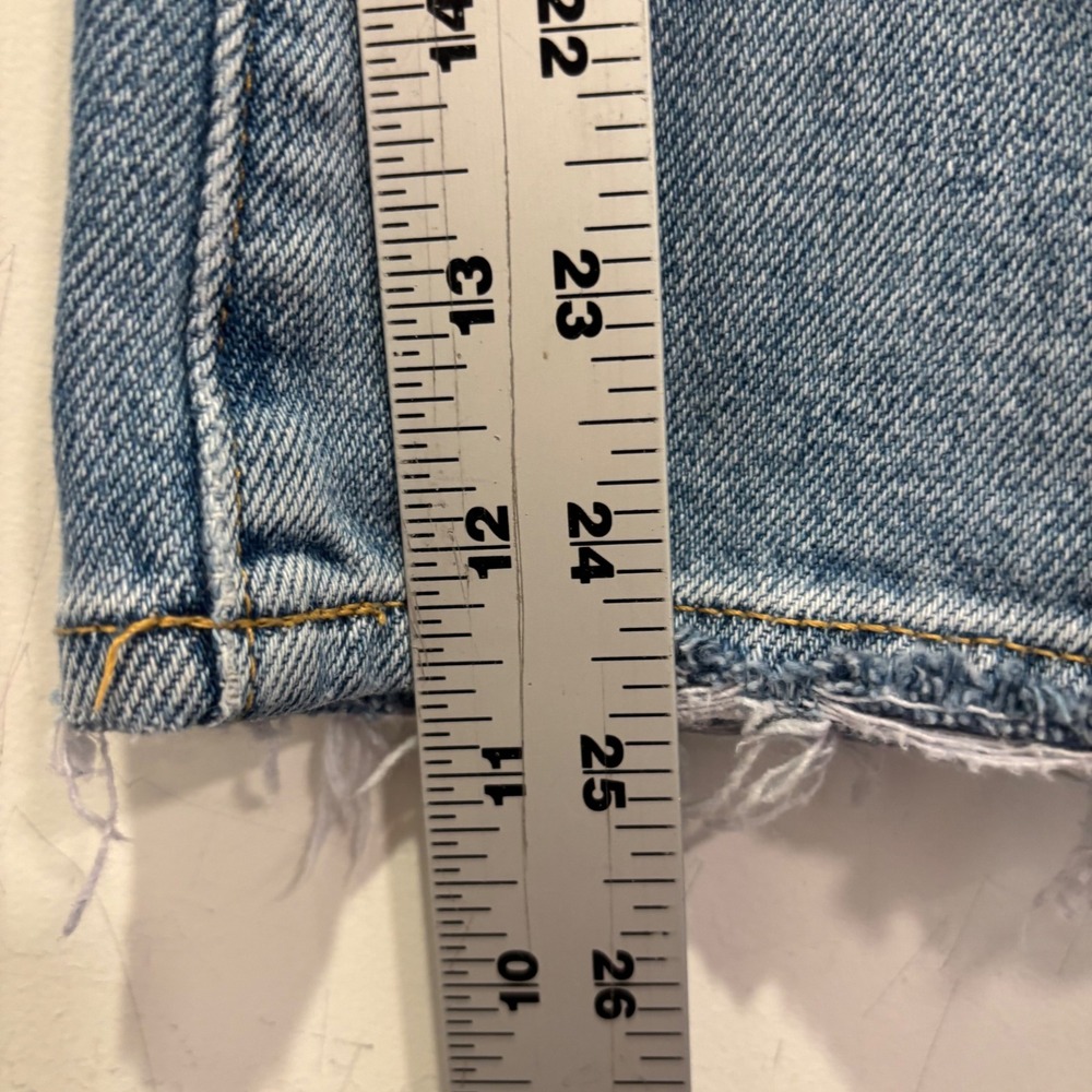 Hatch Light Blue Cropped Ankle Jeans - Picture 5 of 6